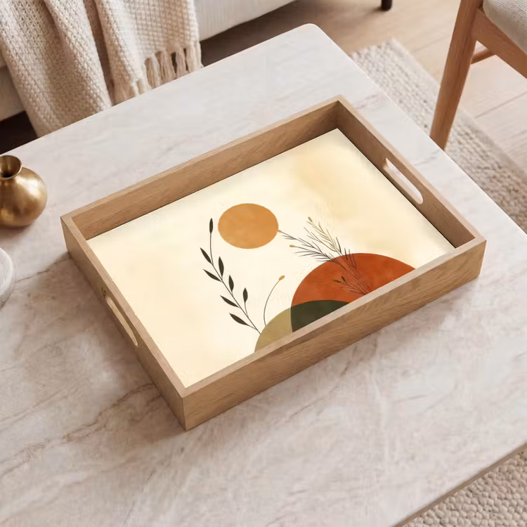 Tablett - Pflanzen - Abstrakt - Formen — 2