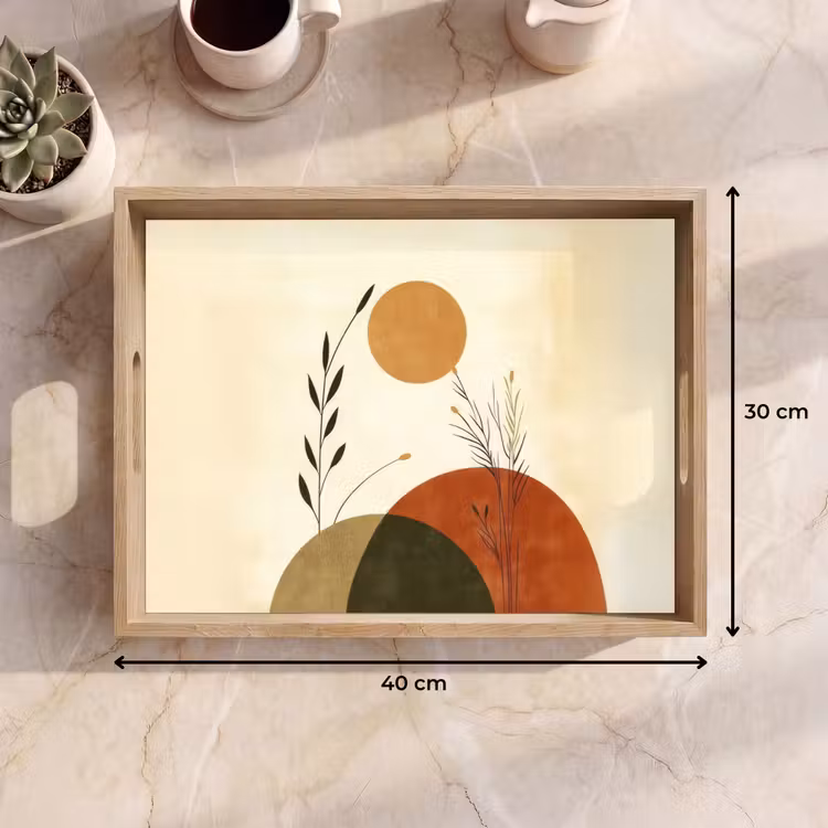 Tablett - Pflanzen - Abstrakt - Formen — 7