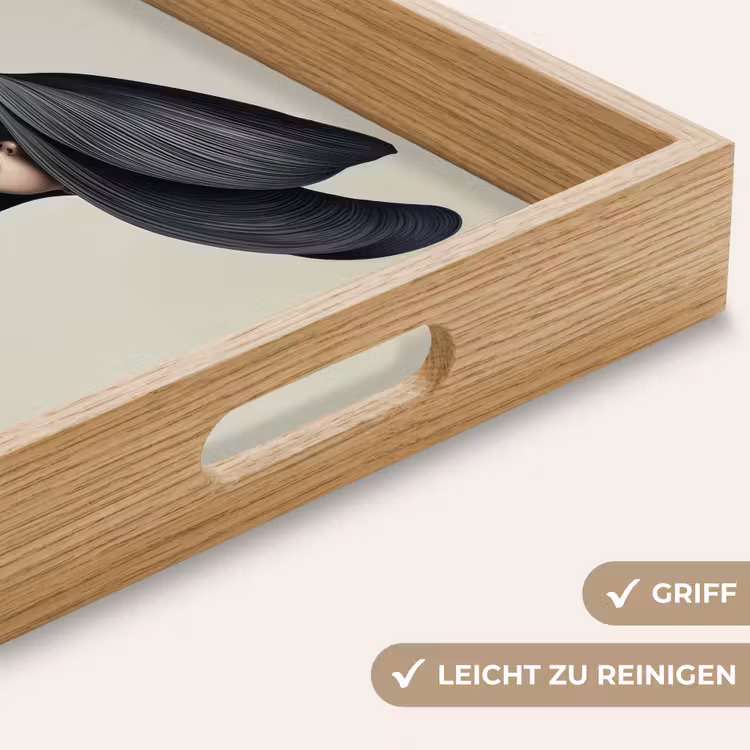 Tablett - Schwarz - Frau - Hut — 8