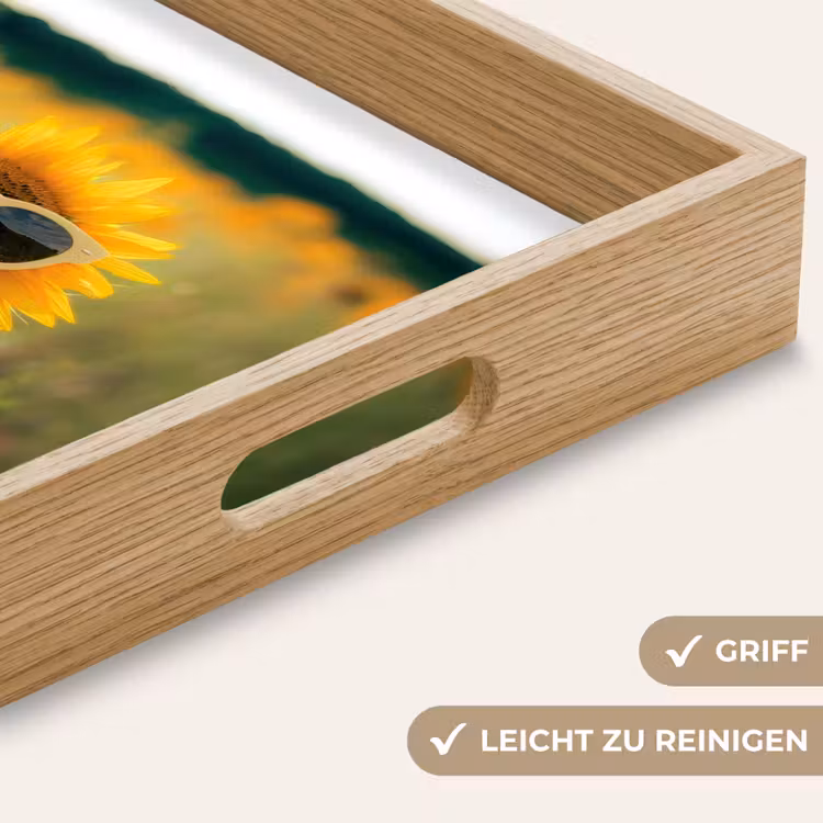Tablett - Sonnenblume - Feld - Sonnenbrille — 8