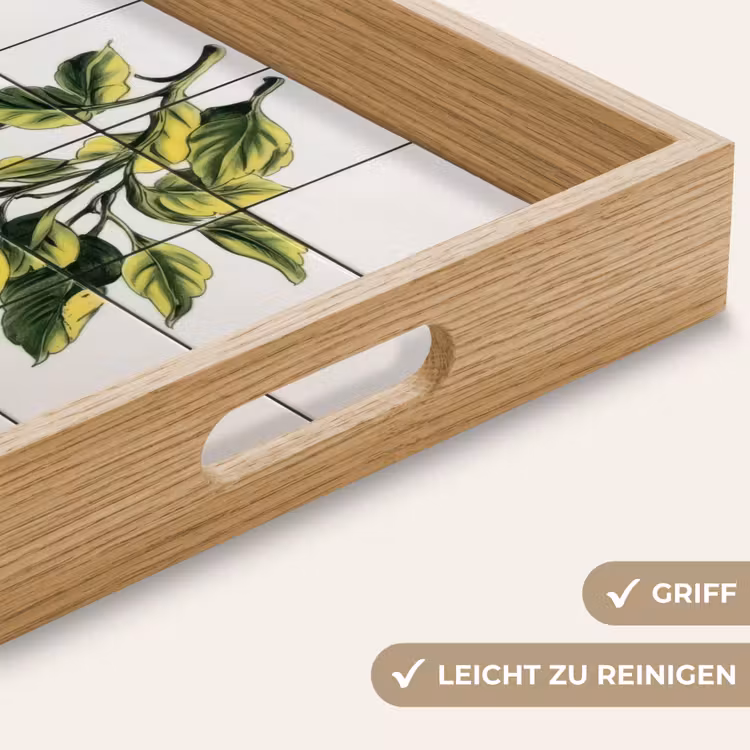 Tablett - Zitrone - Dekoration - Zweige — 8
