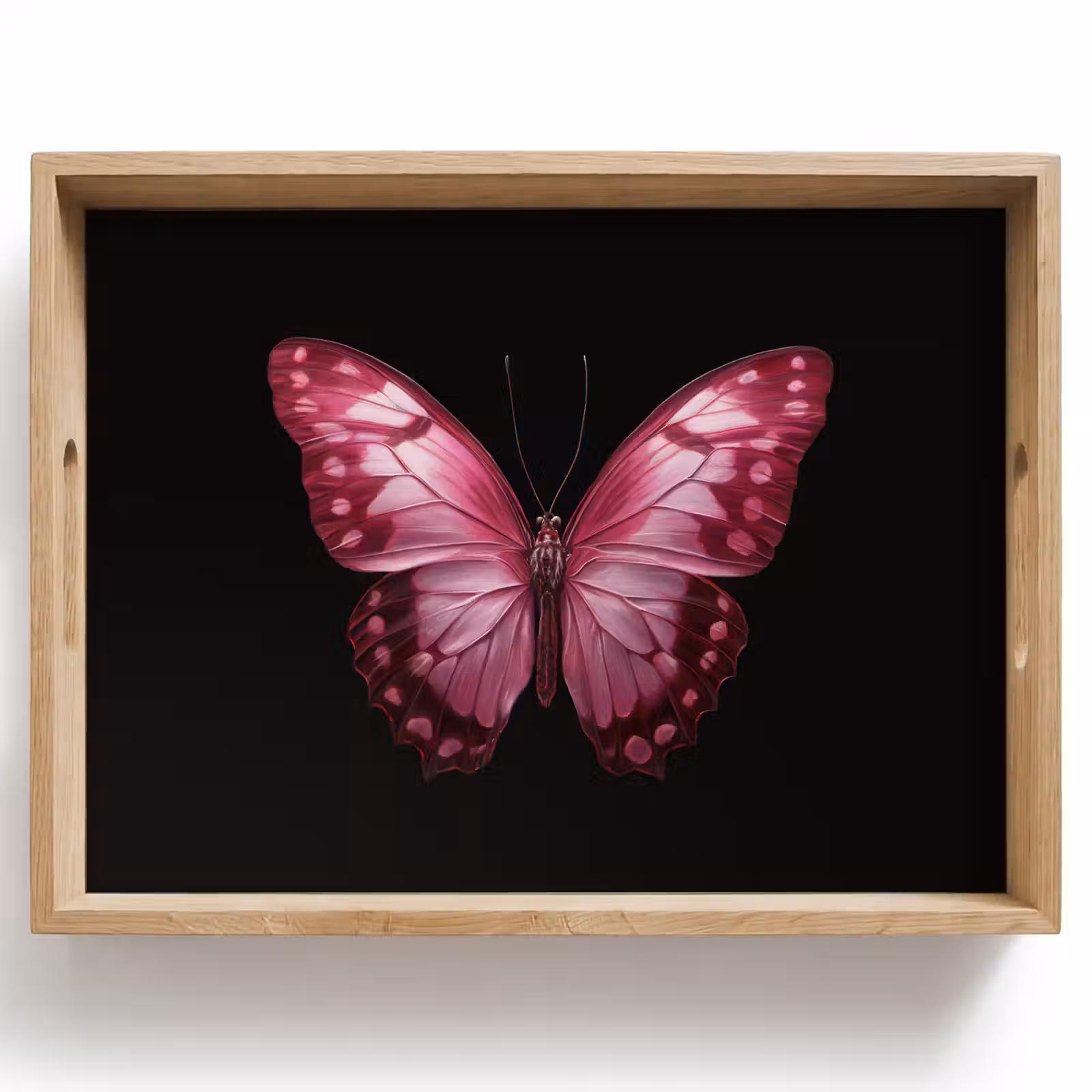 Tablett - Schmetterling - Fuchsia - Grafik — 1