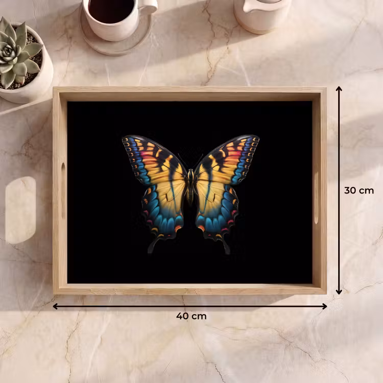 Tablett - Schmetterling - Bunt - Verspielt — 7