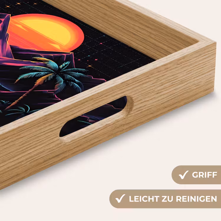 Tablett - Palmen - Neonberge - Sternenhimmel - Sonne — 8