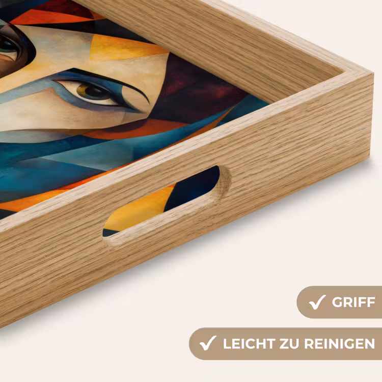 Tablett - Porträt - Abstrakt - Formen — 8