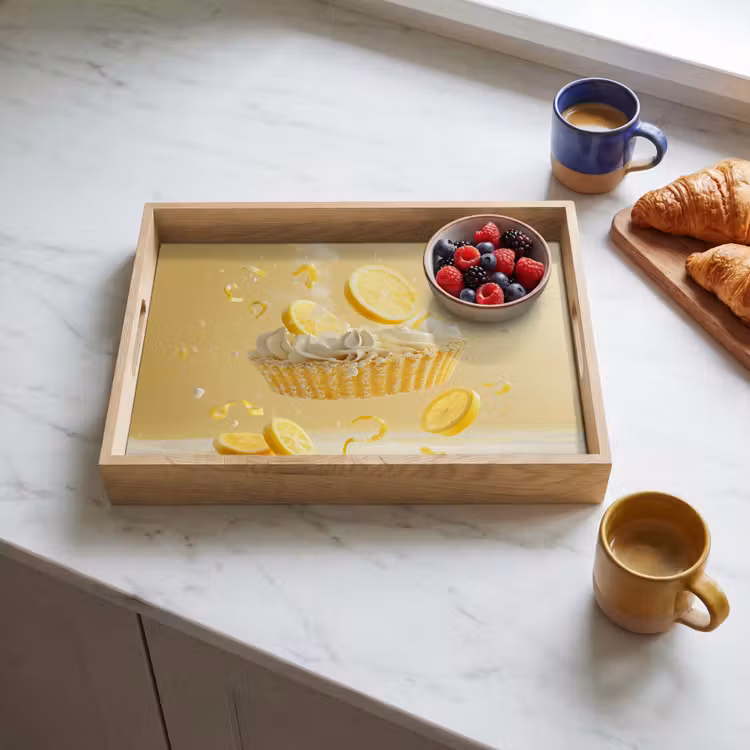 Tablett - Zitrone - Kuchen - Lebensmittel - Gelb — 3