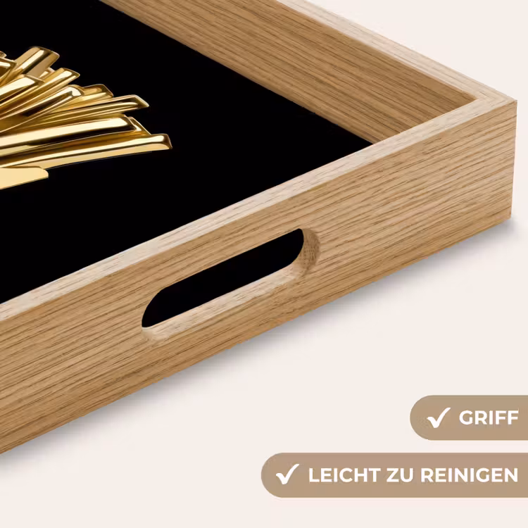 Tablett - Pommes frites - Gold - Chrom - Lebensmittel — 8