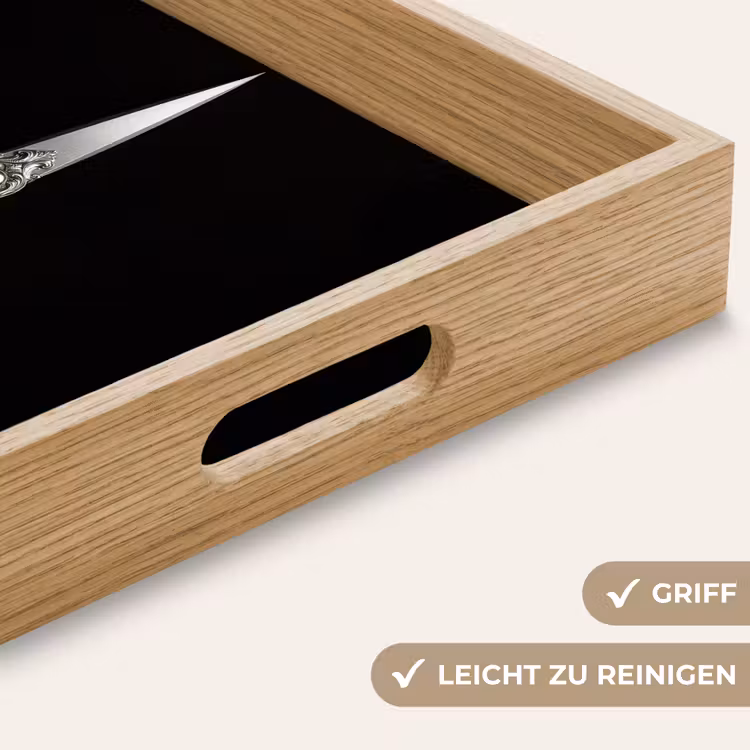 Tablett - Schere - Delfter Blau - Schwarz — 8