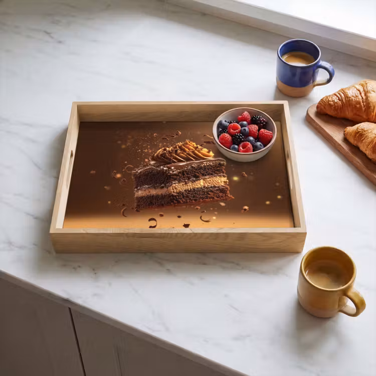 Tablett - Torte - Schokolade - Essen - Brownie — 3