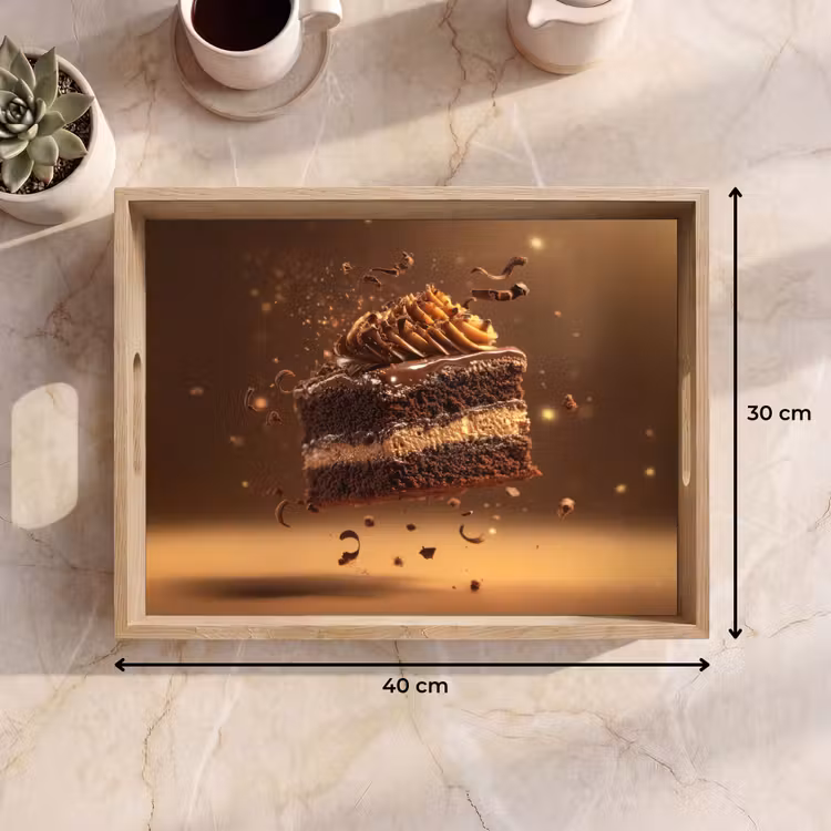 Tablett - Torte - Schokolade - Essen - Brownie — 7