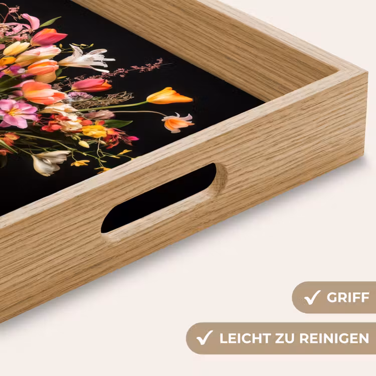 Tablett - Vase - Blumen - Tulpen — 8