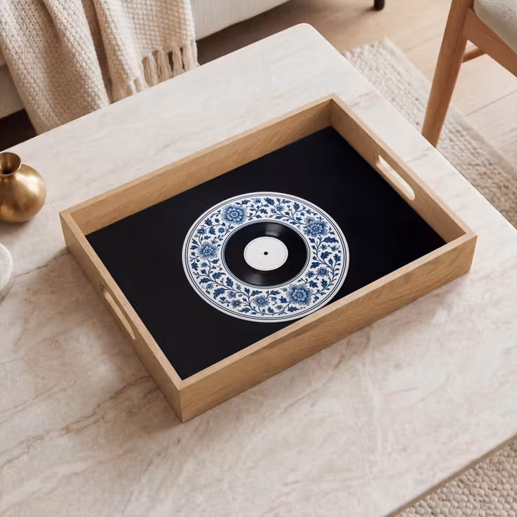 Tablett - Vinyl - LP - Delfter Blau - Musik — 2