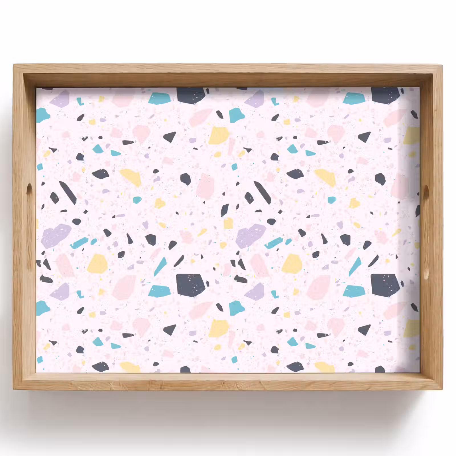 Tablett - Terrazzo - Muster - Weich - Bonbon — 1