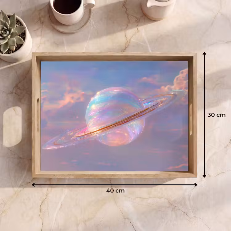 Tablett - Planet - Himmel - Wolken - Pastelltöne — 7