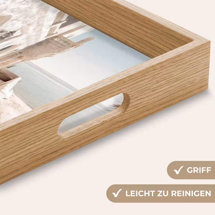 Tablett - Terrasse - Stühle - Strand - Beige — 8