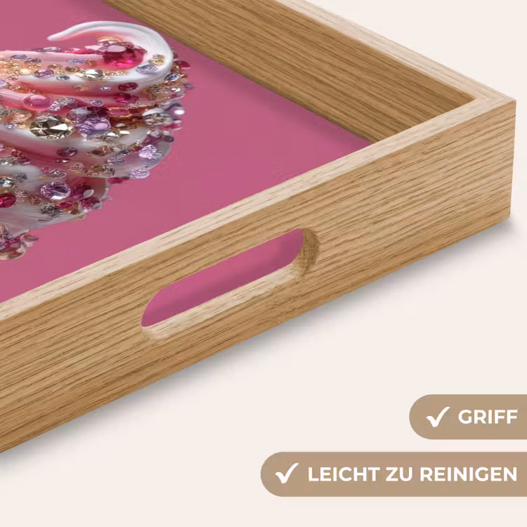 Tablett - Softeis - Edelsteine - Rosa - Waffel — 8