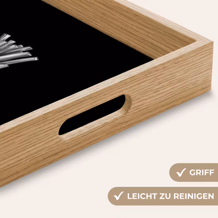Tablett - Pommes frites - Futuristisch - Silber — 8