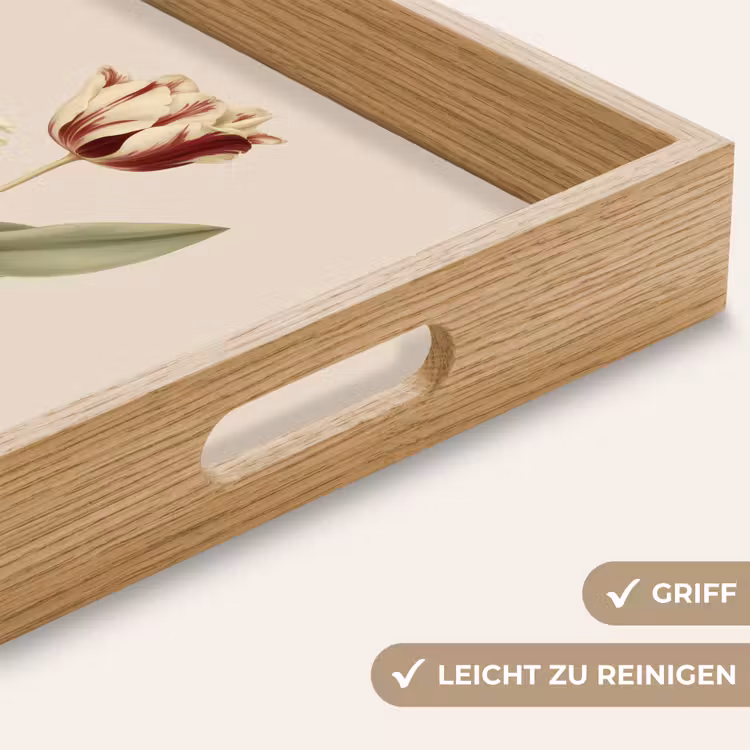 Tablett - Tulpe - Minimalistisch - Beige — 8