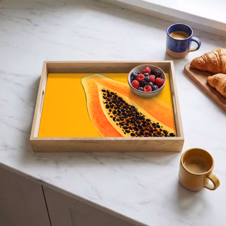 Tablett - Papaya - Orange - Aktuell — 3