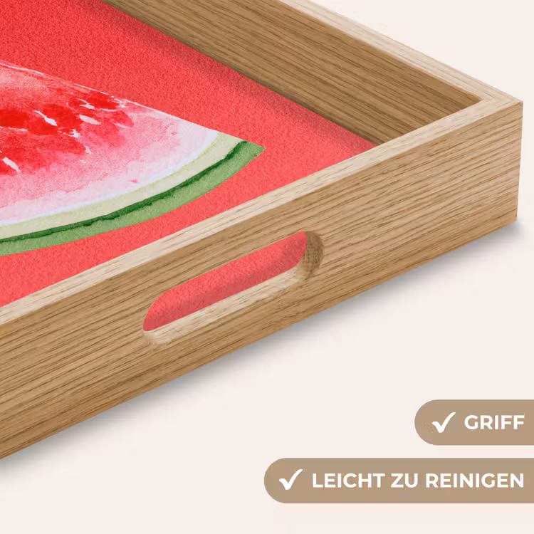 Tablett - Wassermelone - Rot - Sommerlich — 8