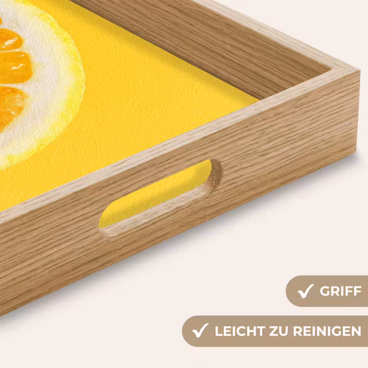 Tablett - Zitrone - Gelb - Sonnig — 8