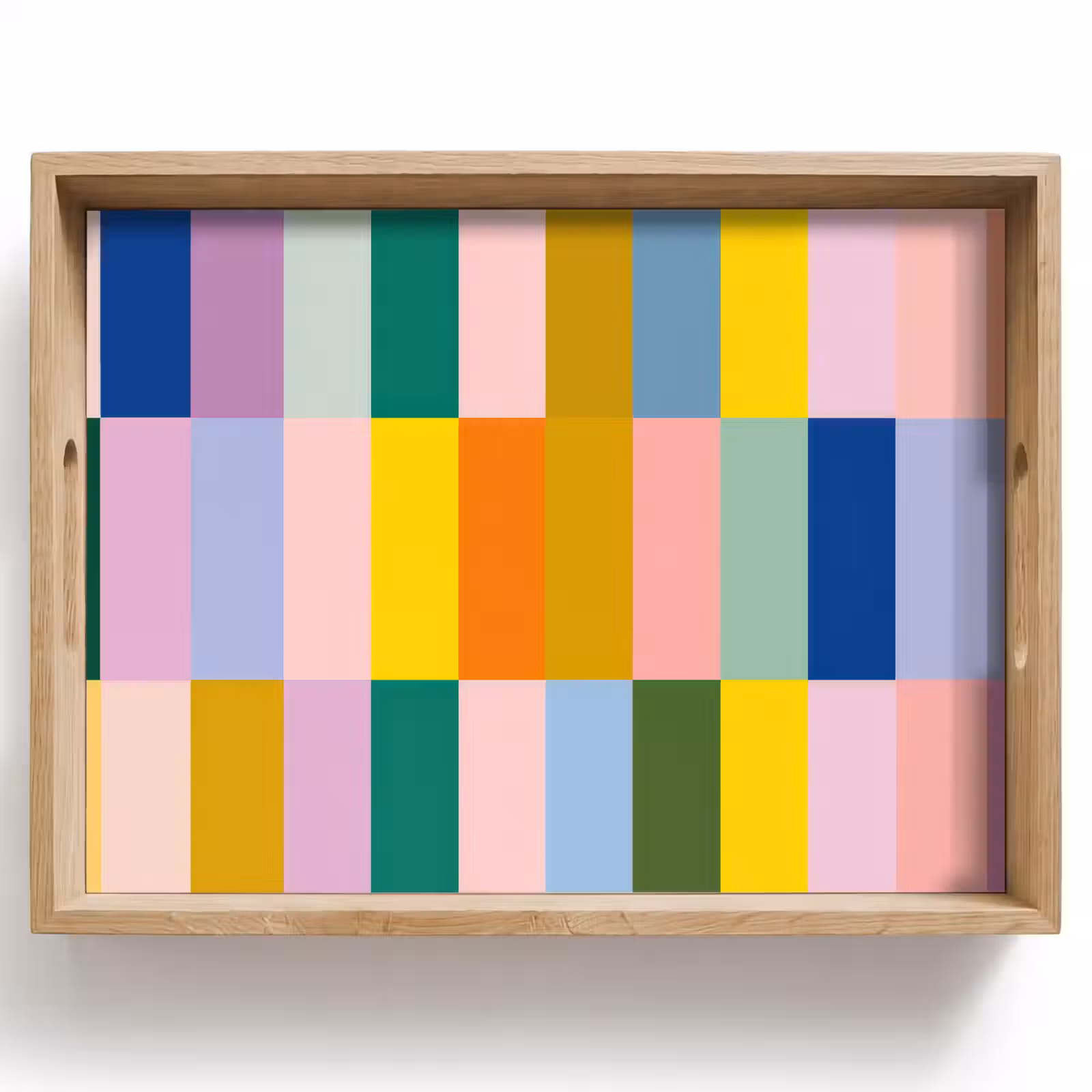 Tablett - Streifen - Blau - Muster - Abstrakt — 1