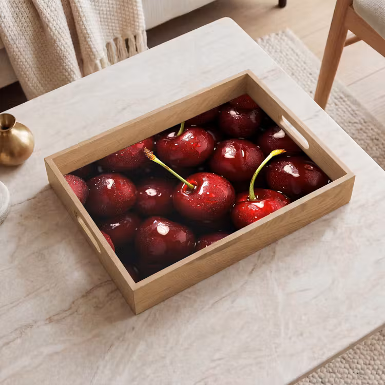 Tablett - Rot - Obst - Kirsche — 2