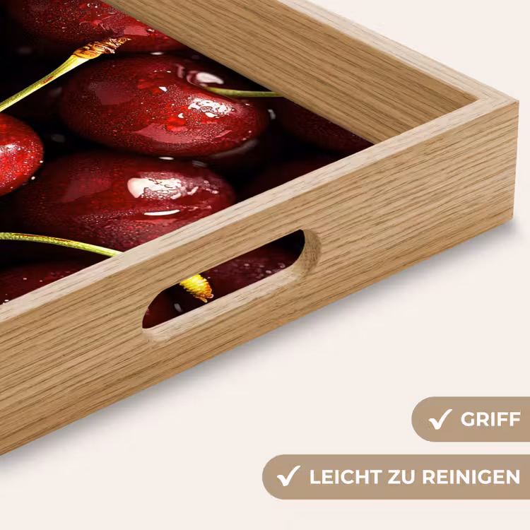 Tablett - Rot - Obst - Kirsche — 8