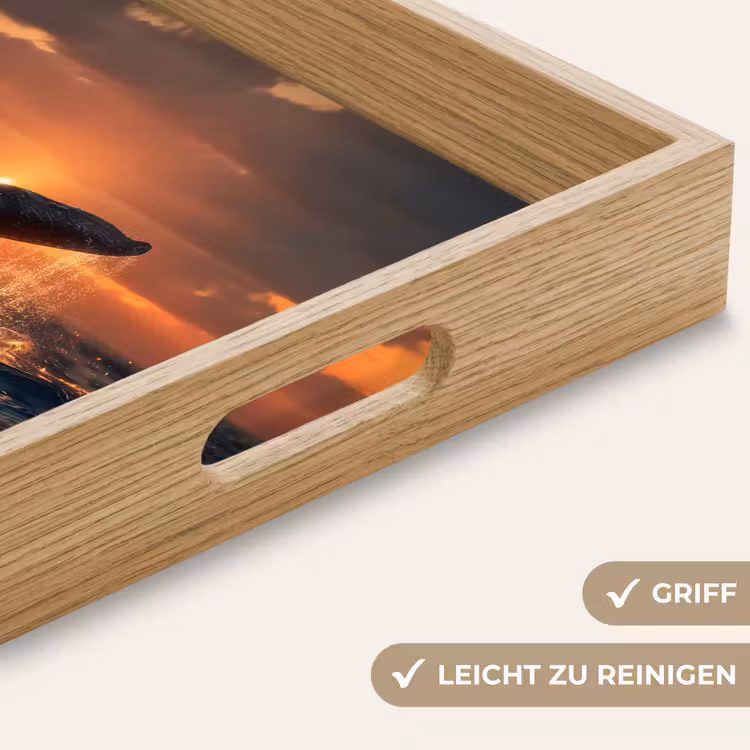Tablett - Schwanz eines Wals - Wasser - Sonnenuntergang — 8
