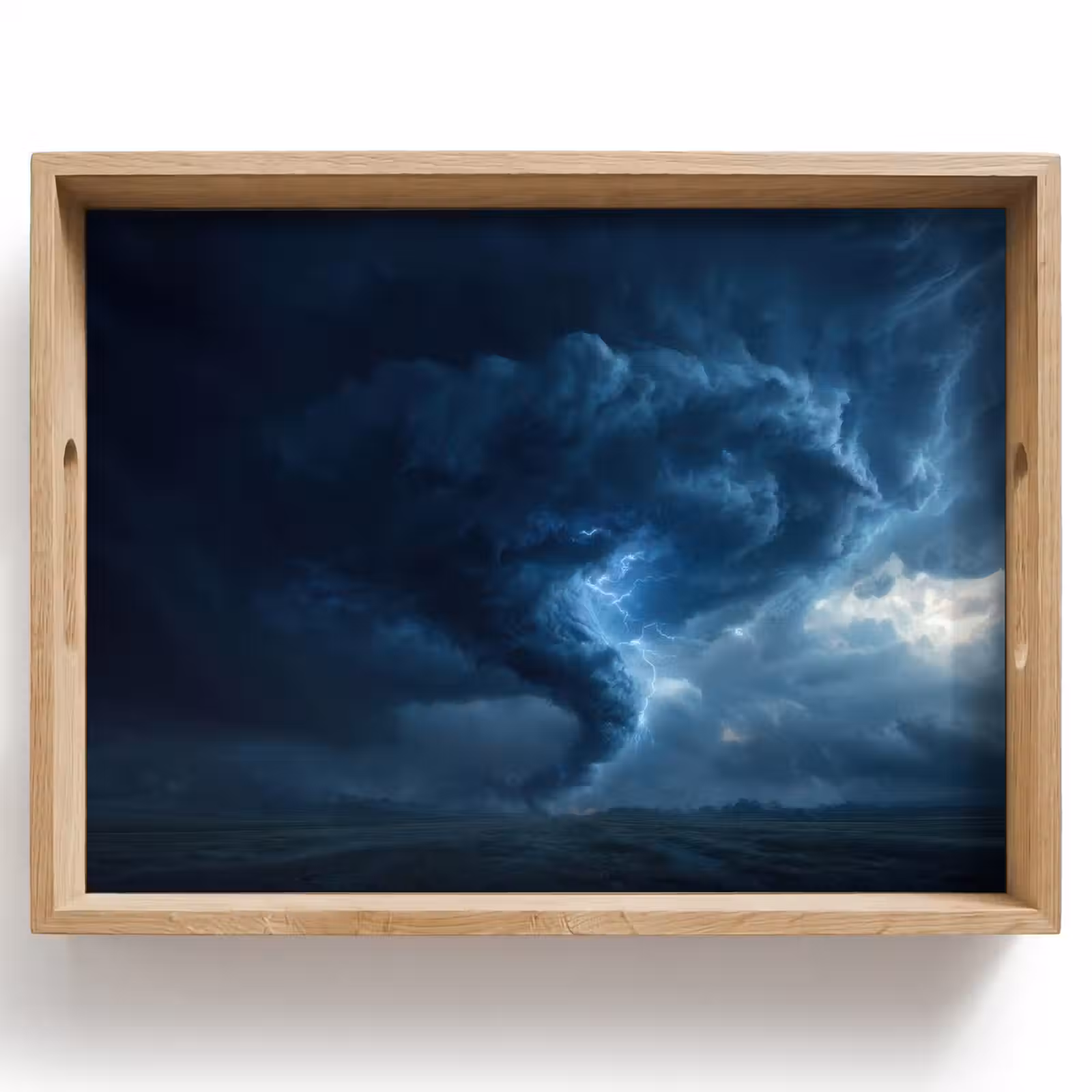 Tablett - Tornado - Dunkelheit - Wolken — 1