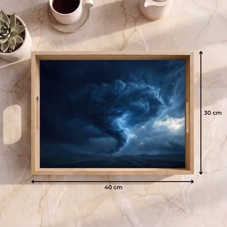 Tablett - Tornado - Dunkelheit - Wolken — 7