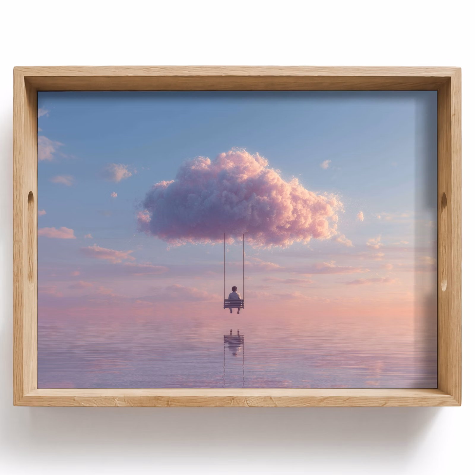 Tablett - Wolke - Schaukel - Bunter Himmel — 1