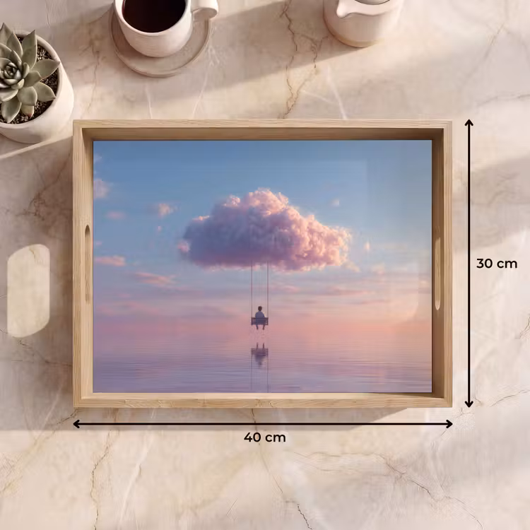 Tablett - Wolke - Schaukel - Bunter Himmel — 7