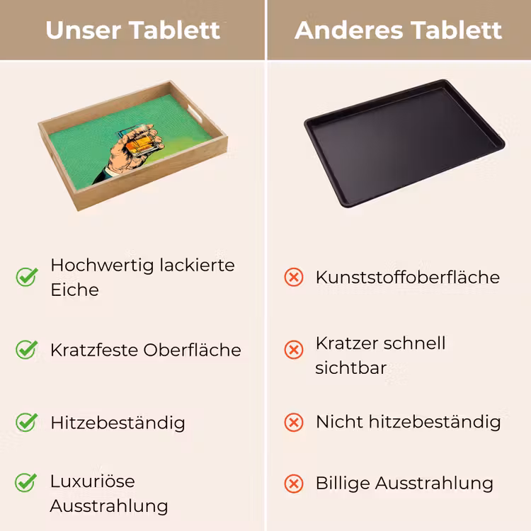 Tablett - Whisky - Glas - Hand - Grün — 9