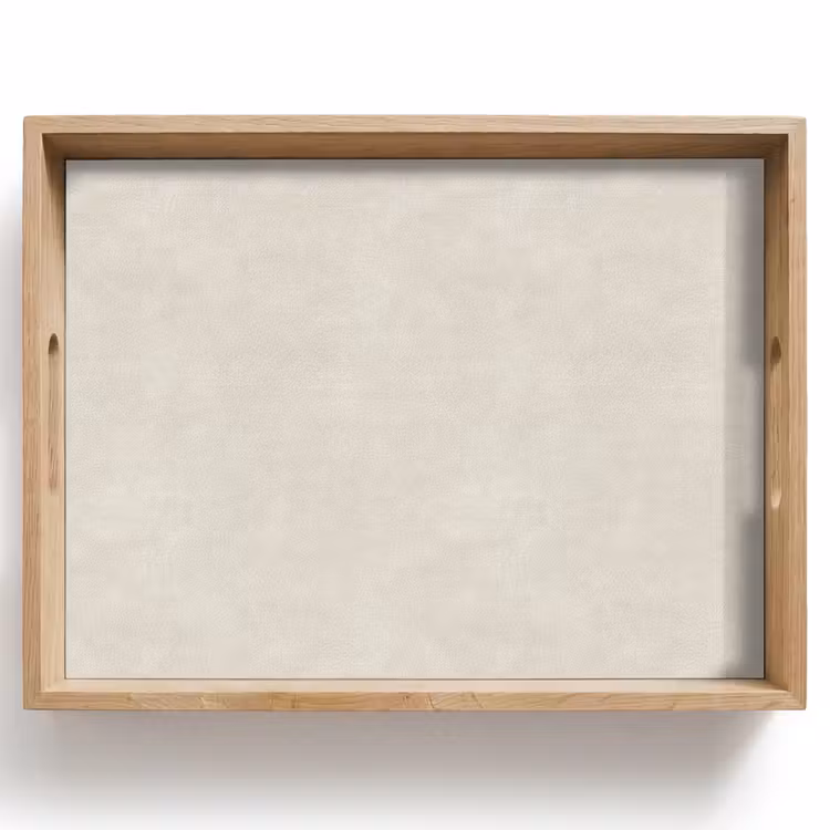 Tablett - Sandfarben - Modern - Glatt — 1