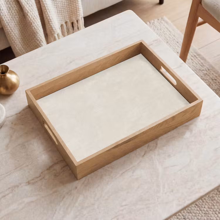 Tablett - Sandfarben - Modern - Glatt — 2
