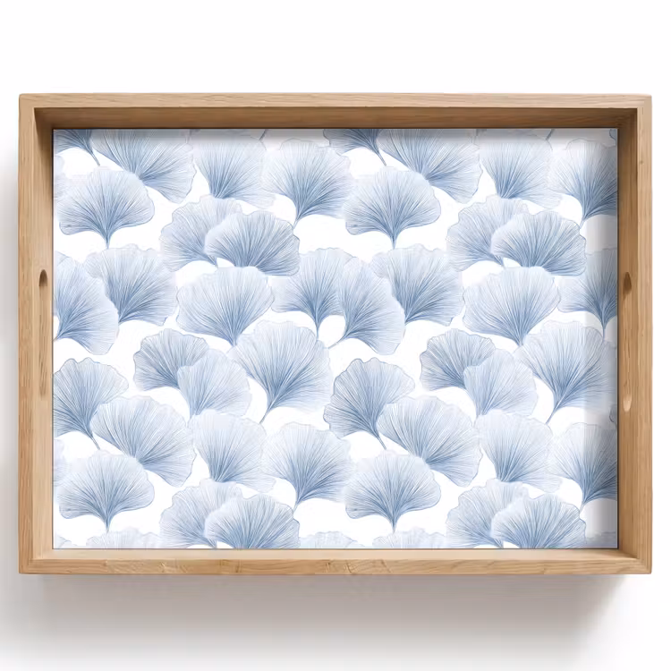 Tablett - Ventilator - Modern - Blau — 1
