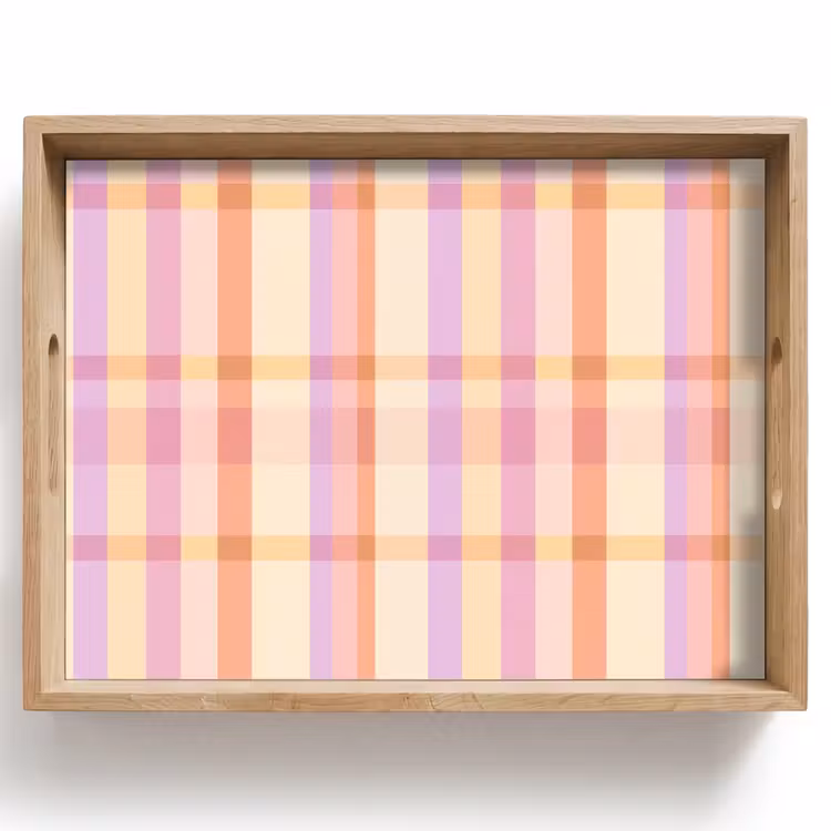 Tablett - Pastell - ohne Muster - Geometrisch — 1