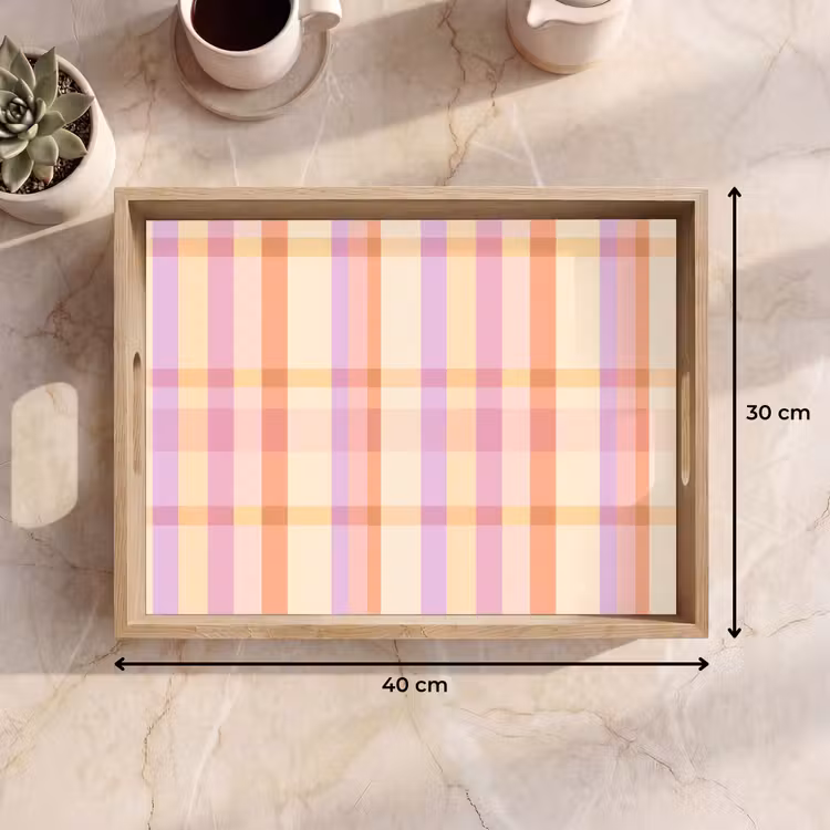 Tablett - Pastell - ohne Muster - Geometrisch — 7