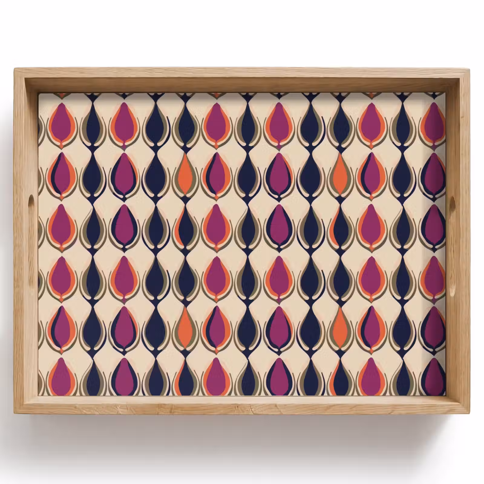 Tablett - Vintage - Retro - Farbenfroh — 1