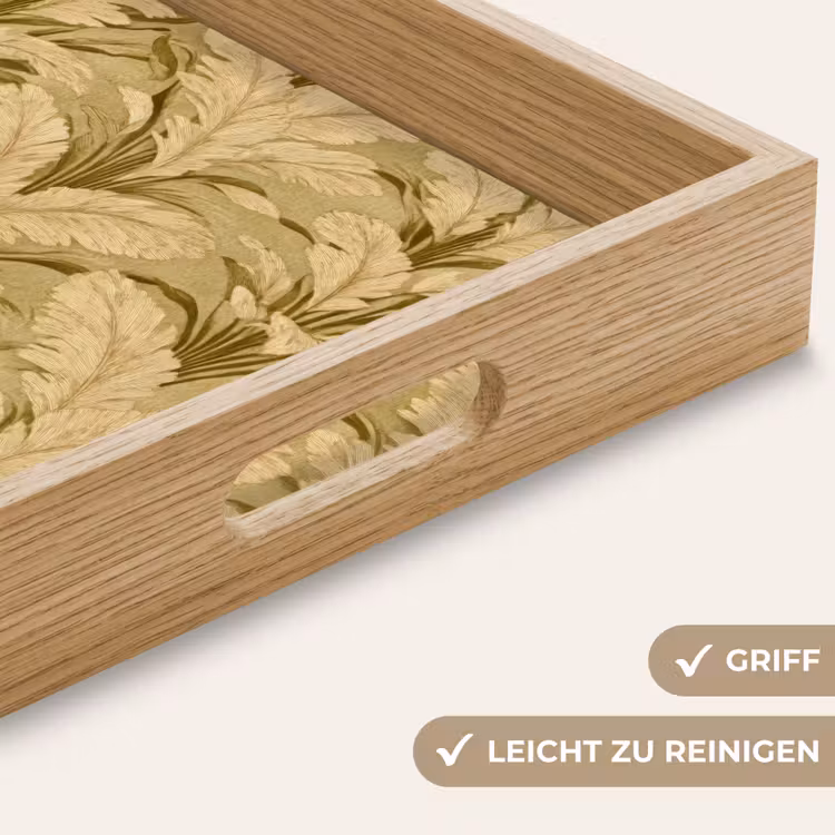 Tablett - Palmenblätter - Klassisch - Grün — 8