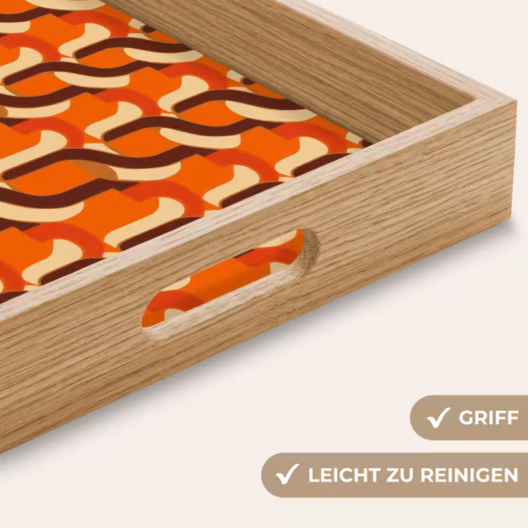 Tablett - Retro - Modern - Farbenfroh — 8