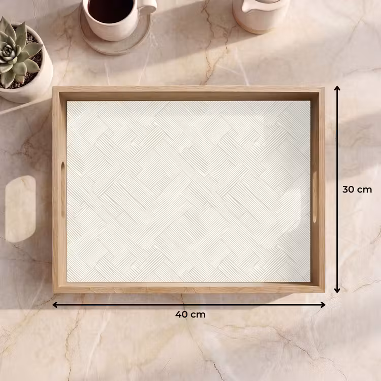 Tablett - Textur - Abstrakt - Beige — 7
