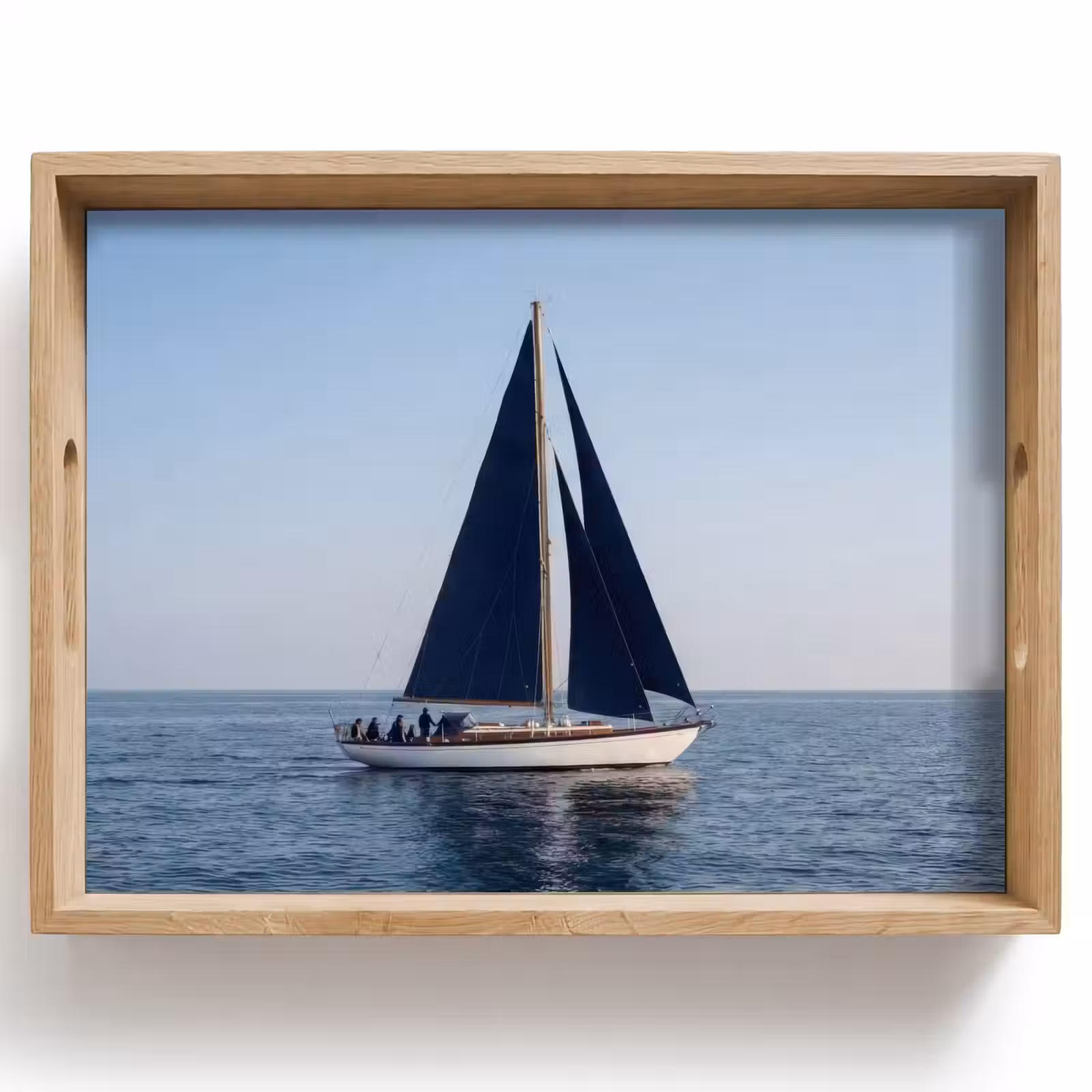 Tablett - Segelboot - Meer - Blau — 1