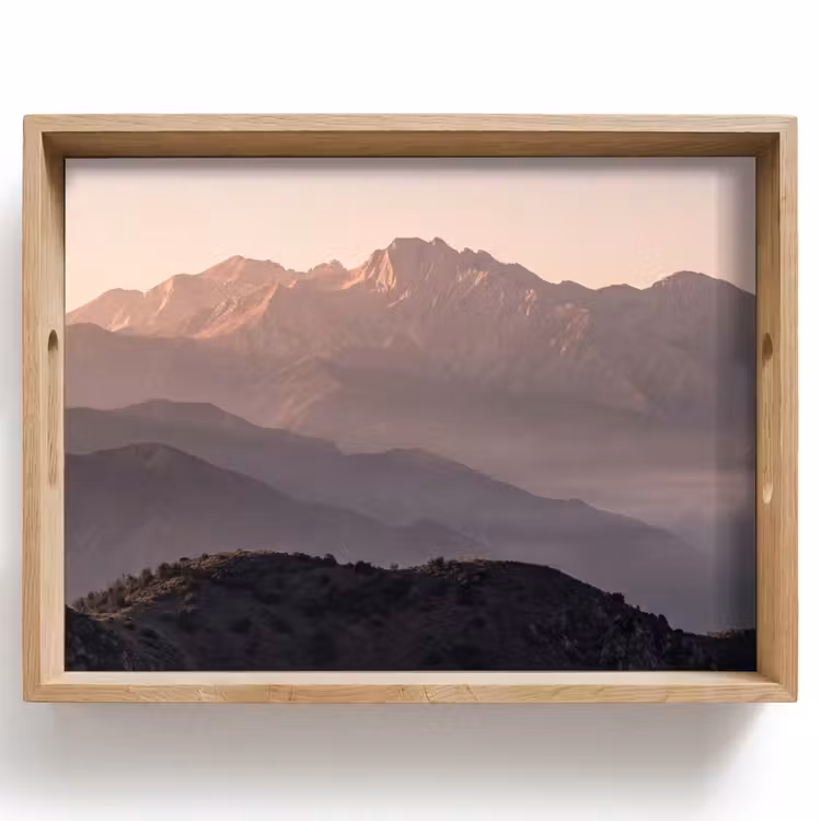 Tablett - Panorama - Landschaft - Berge — 1