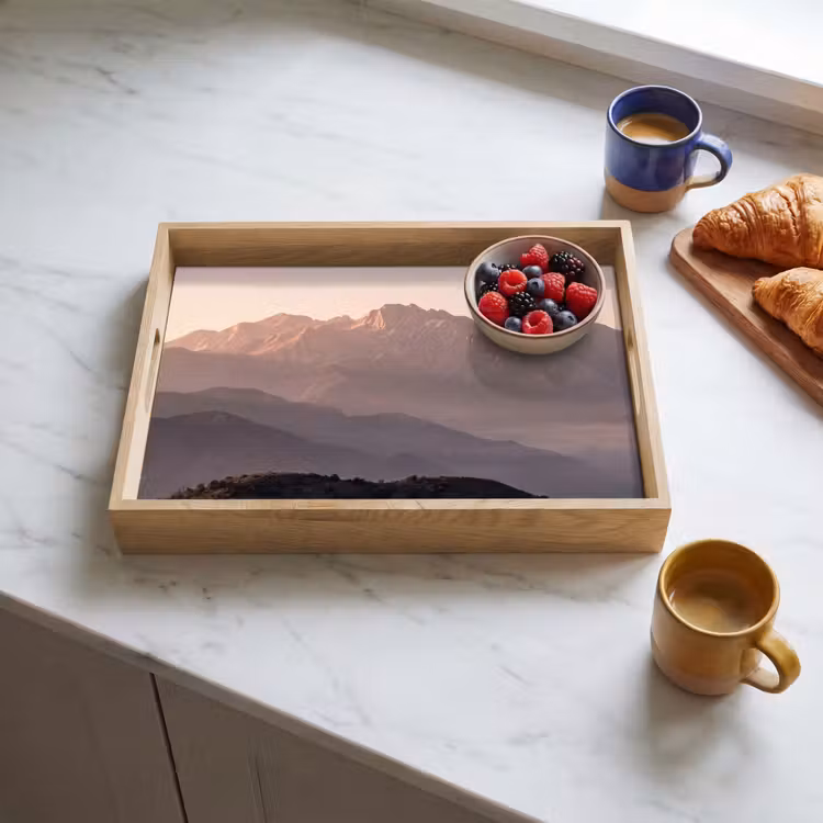 Tablett - Panorama - Landschaft - Berge — 3