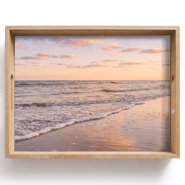 Tablett - Strand - Brandung - Wolken — 1