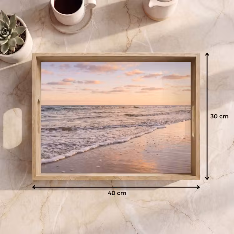 Tablett - Strand - Brandung - Wolken — 7