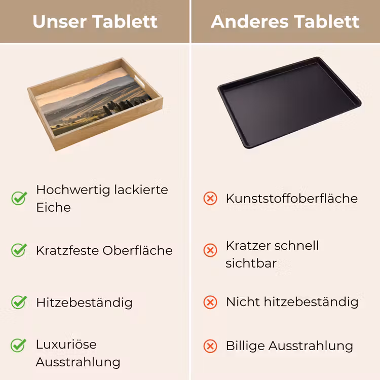 Tablett - Toskana - Landschaft - Hügel — 9