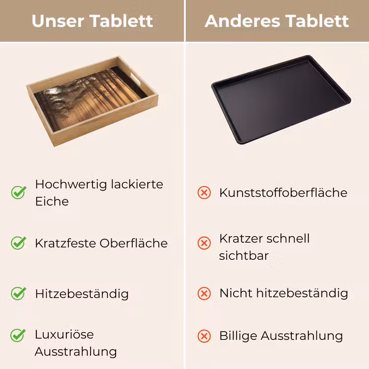 Tablett - Wald - Nebel - Sonnenlicht — 9
